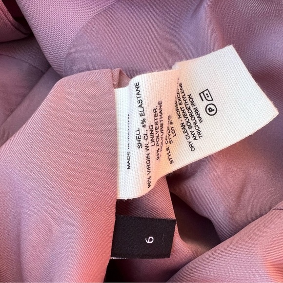 Theory Carissa wool mauve dusty pink blazer - Picture 5 of 7